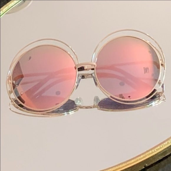 ✨😎Oversized Round Wire Frame Sunglasses✨ - Picture 6 of 7